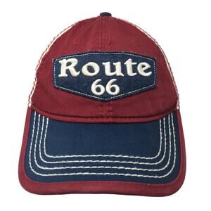 Route 66 Slideback Hat Multi One Size Embroidered Colorblock Jacobson